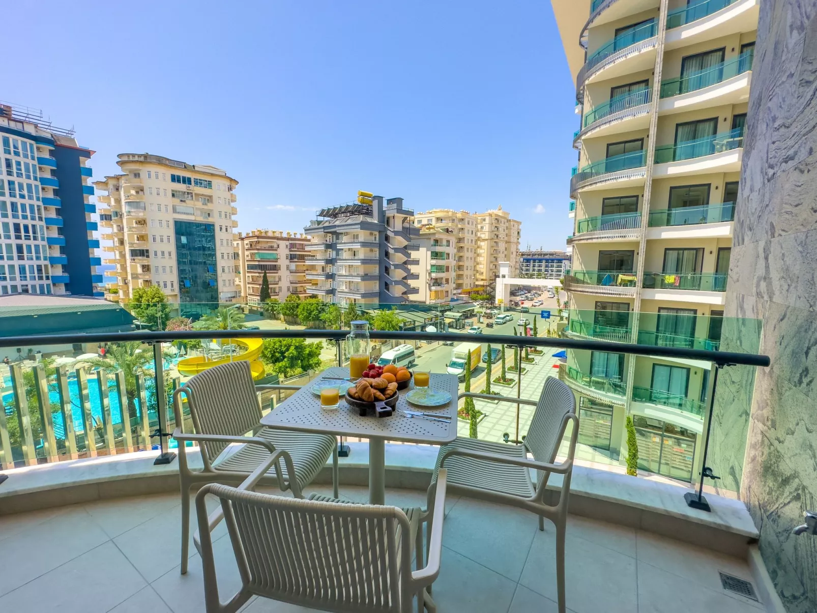 Qoople Eхсellence B-19 neue Wohnung am Meer - Dehors