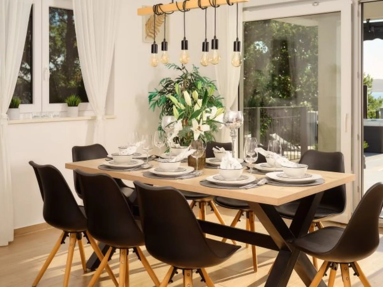 Beautiful Villa Katharina with pool - Draußen