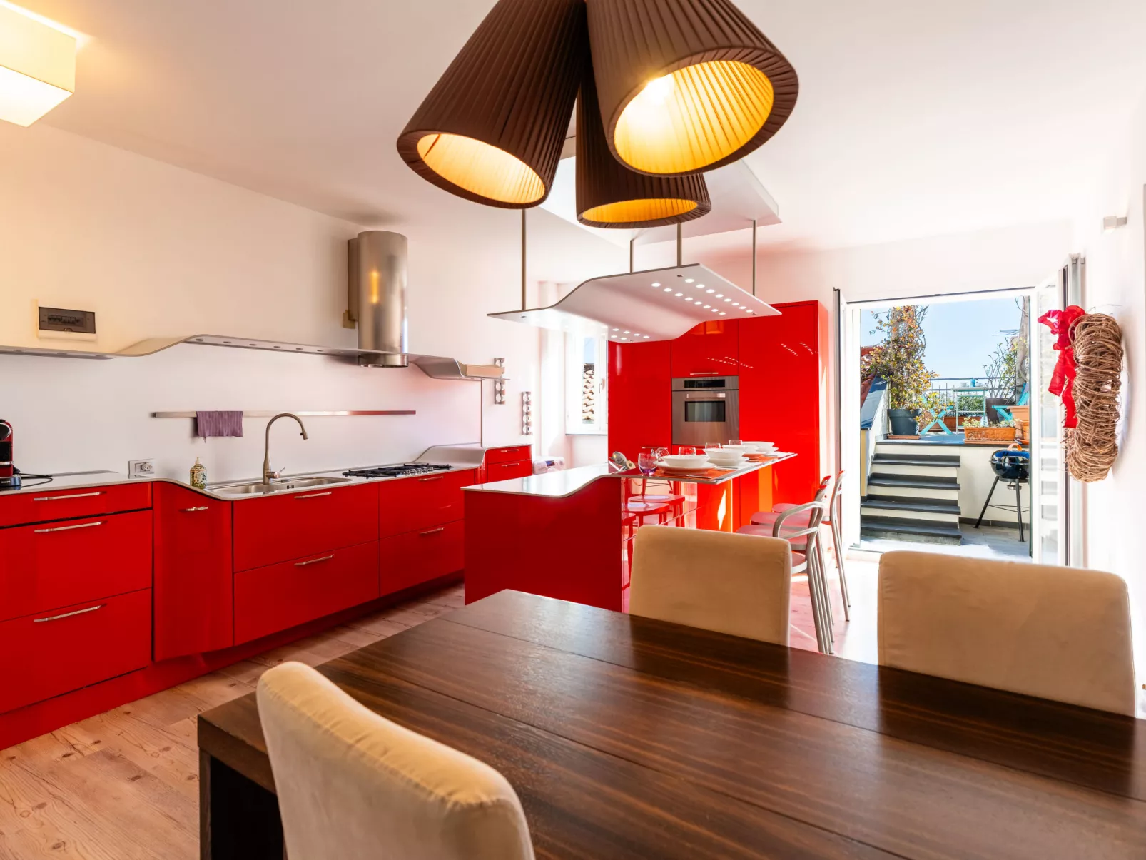 Terrazza con glicine - Dedans