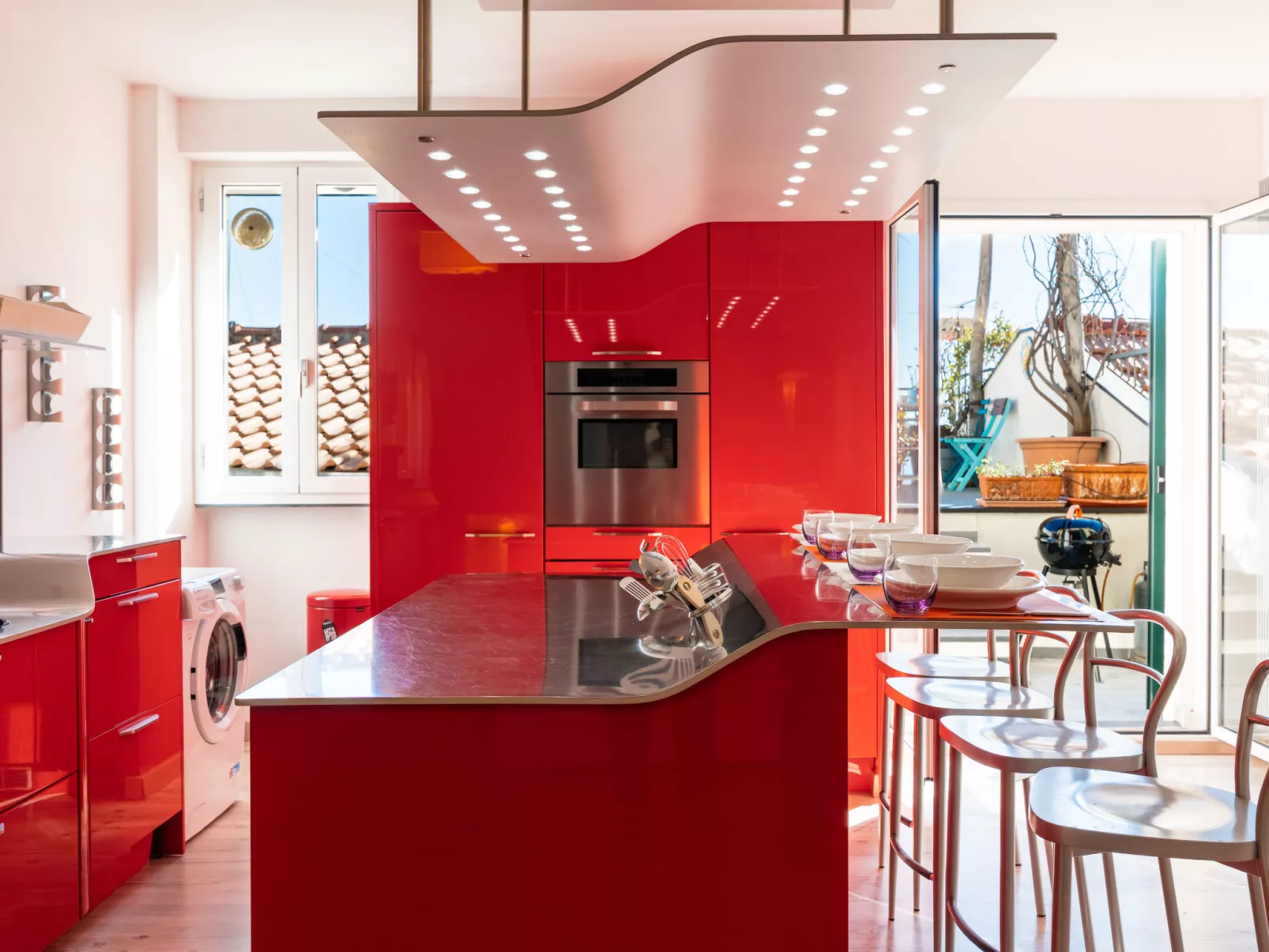 Terrazza con glicine - Dedans