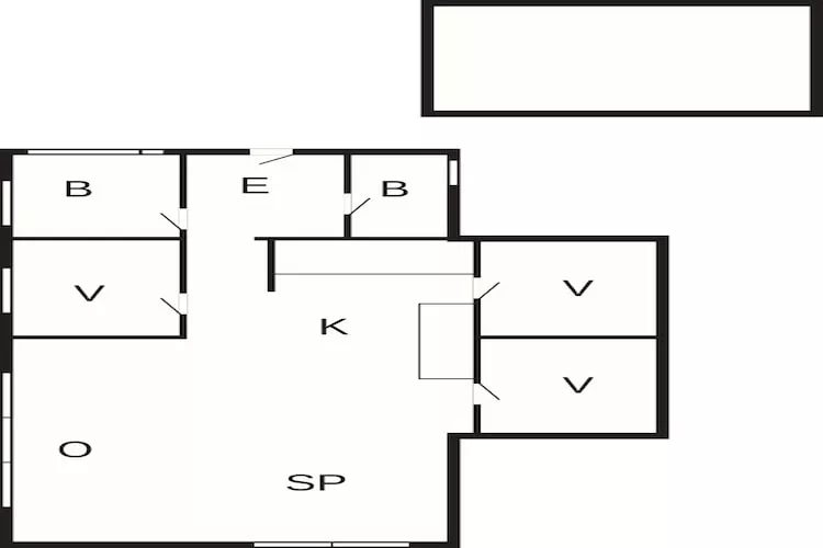 8 person holiday home in Ålbæk-By Traum - Floor plan
