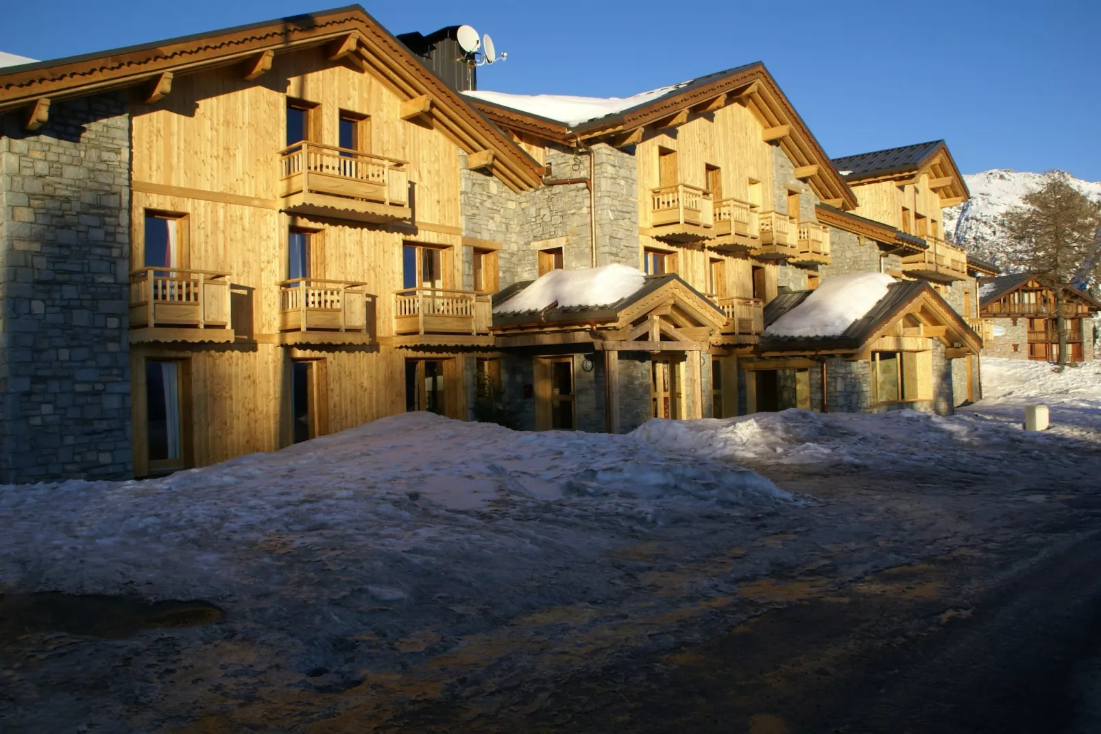Chalet Le Refuge 1 - Außenbereich Winter