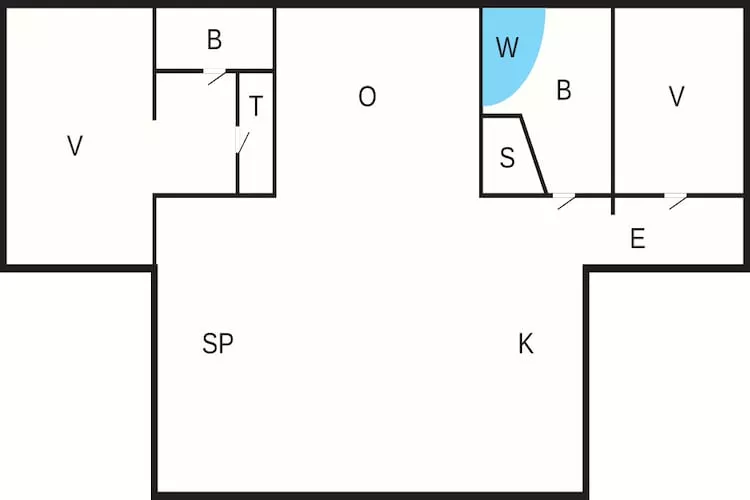 5 Sterne Ferienhaus in Silkeborg - Grundriss