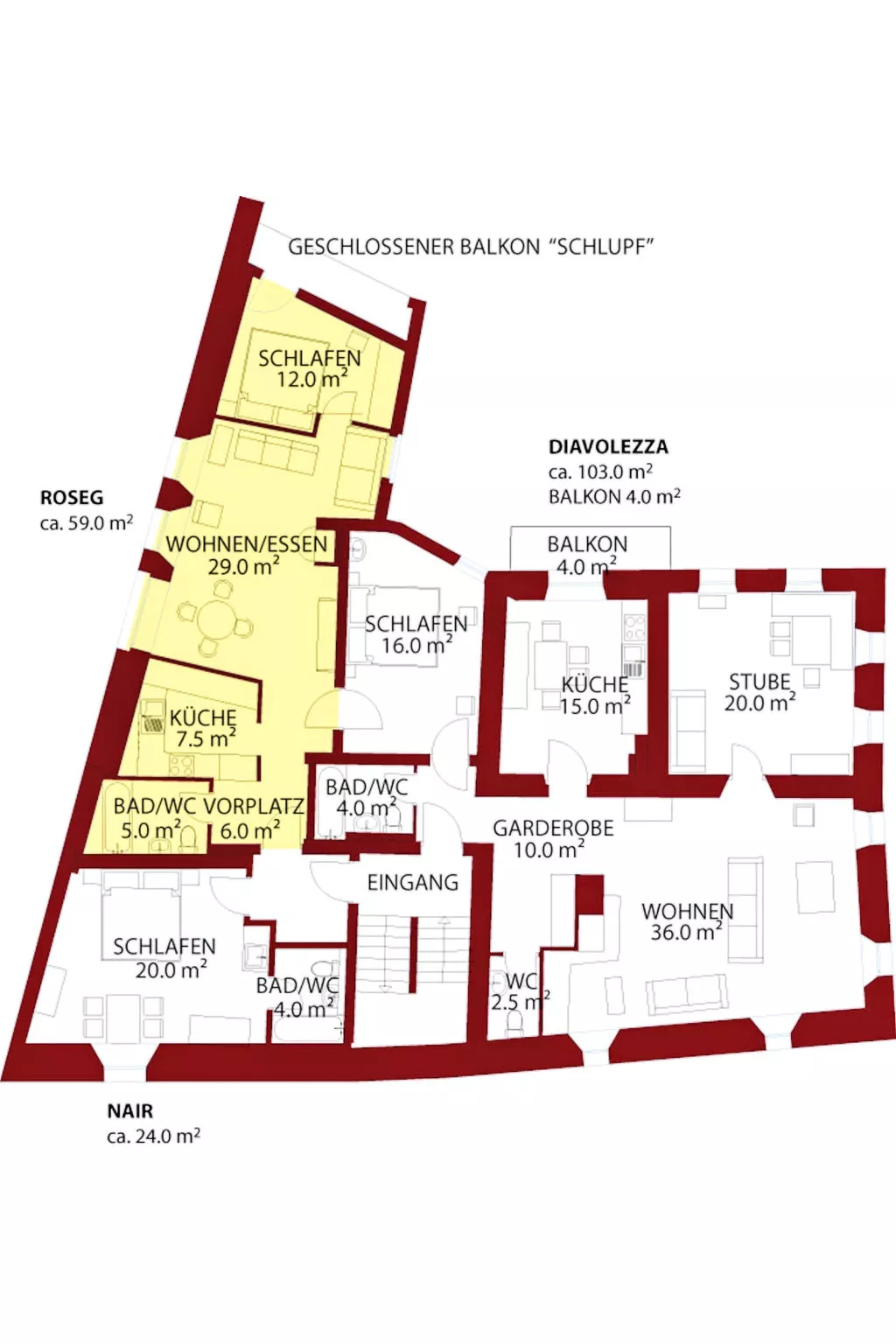 Chesa Michel Roseg - Drinnen