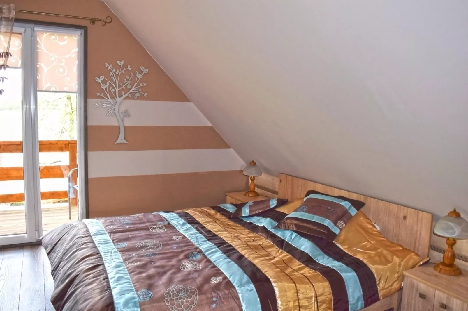 Dom wakacyjny nad jeziorem Goszcza w Lubrzy dla max 4 osób - Bedroom