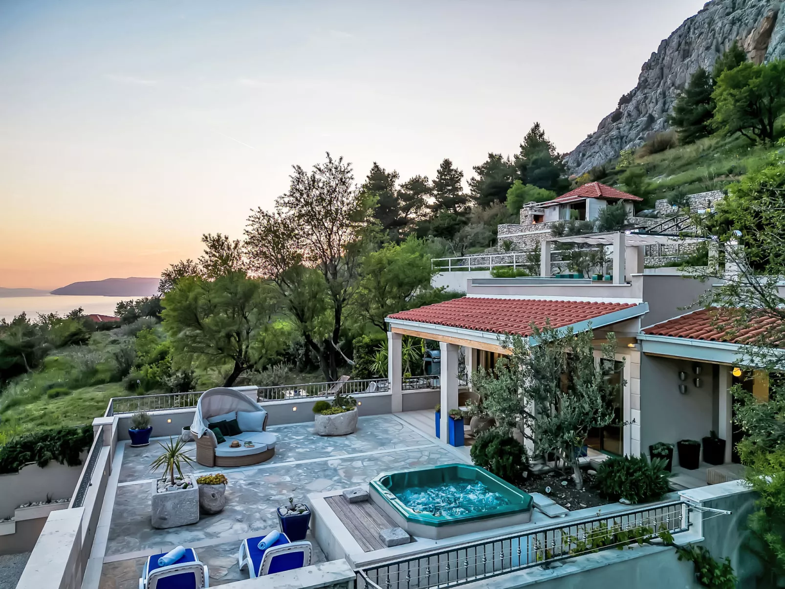 "Villa Rita" mit Blick auf das Wasser - Dedans