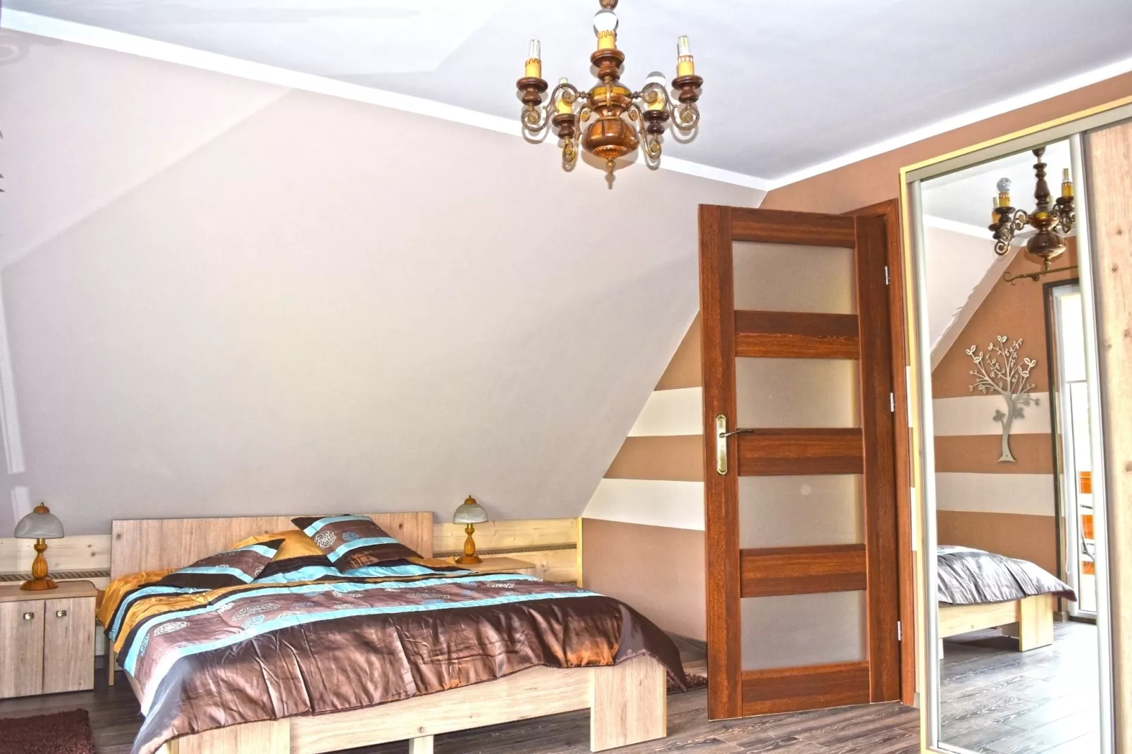 	Dom wakacyjny nad jeziorem Goszcza w Lubrzy dla max 5 osób - Bedroom