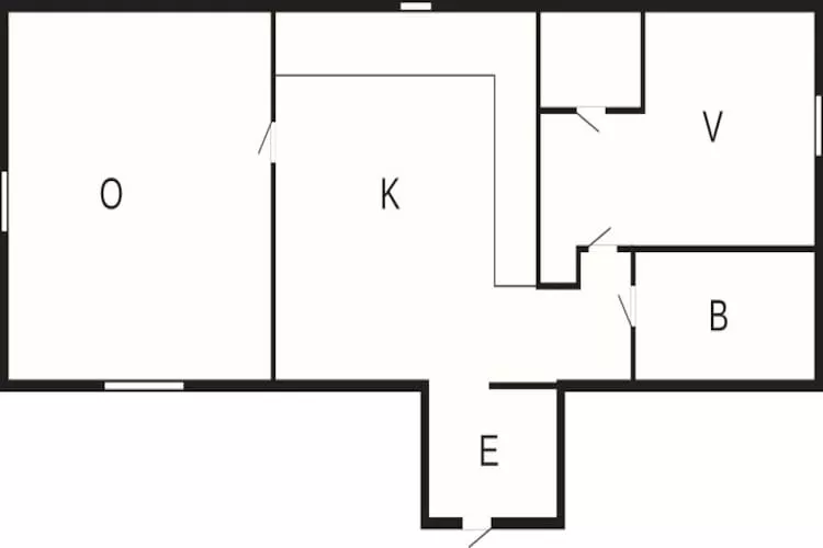 5 person holiday home in Årsunda - Floor plan