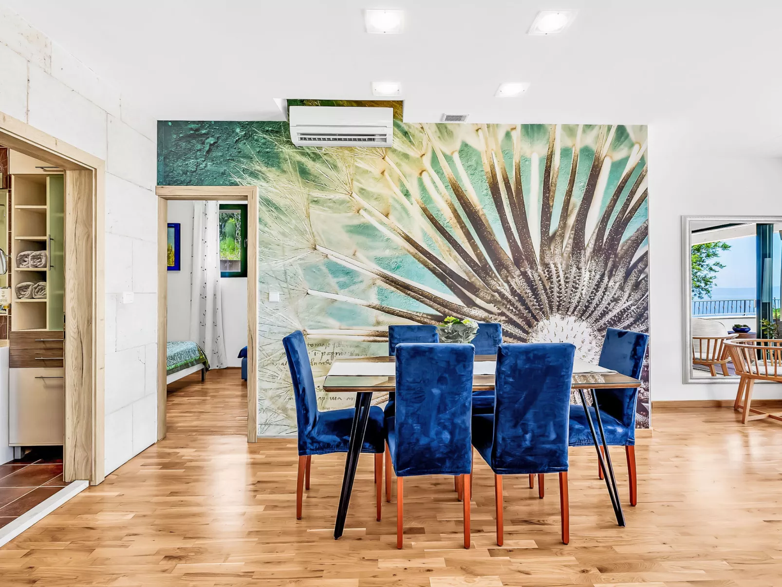 "Villa Rita" mit Blick auf das Wasser - Dedans