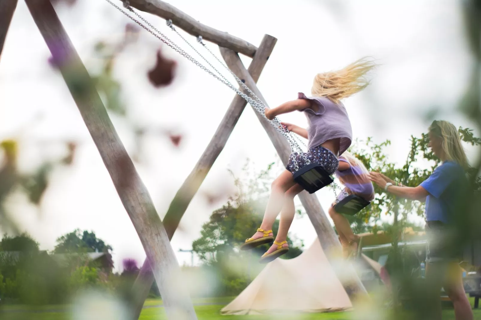 Luxe glamping met badkamer 2-Areas summer 1km