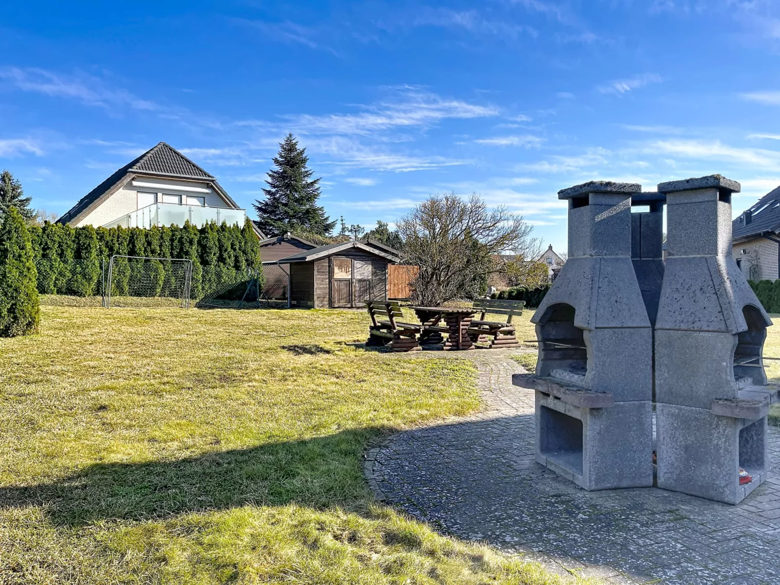 Ferienhaus Nordstern - Draußen