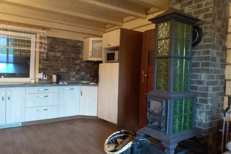 Domki wakacyjne w stylu góralskim z kominkiem Lubrza - Kitchen
