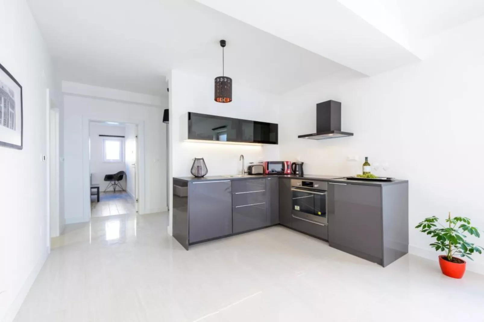 Apartments Villa Capitano - Two Bedroom Apartment with Balcony and Sea View (CRNI) - Küche