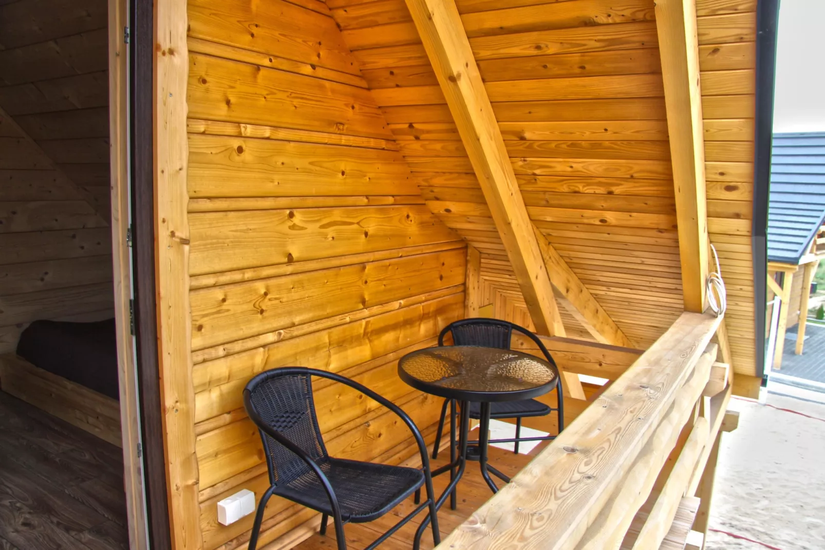 Domek JĘDREK dla max 6 osób Lubrza - Terrace balcony