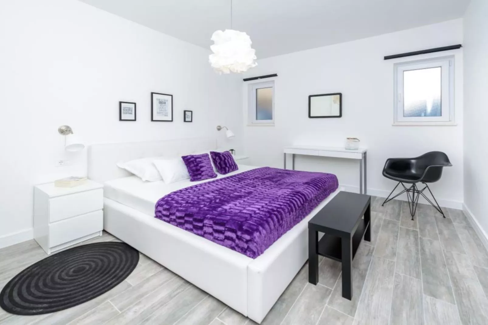 Apartments Villa Capitano - Two Bedroom Apartment with Balcony and Sea View (CRNI) - Schlafzimmer