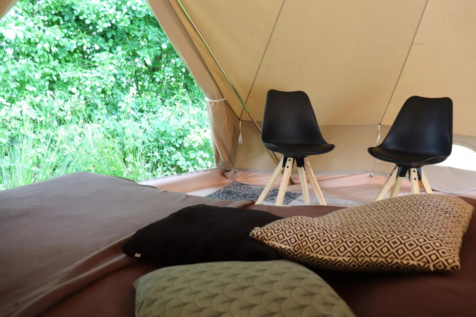 Glamour tent 'Kreas'"-Atmosphere