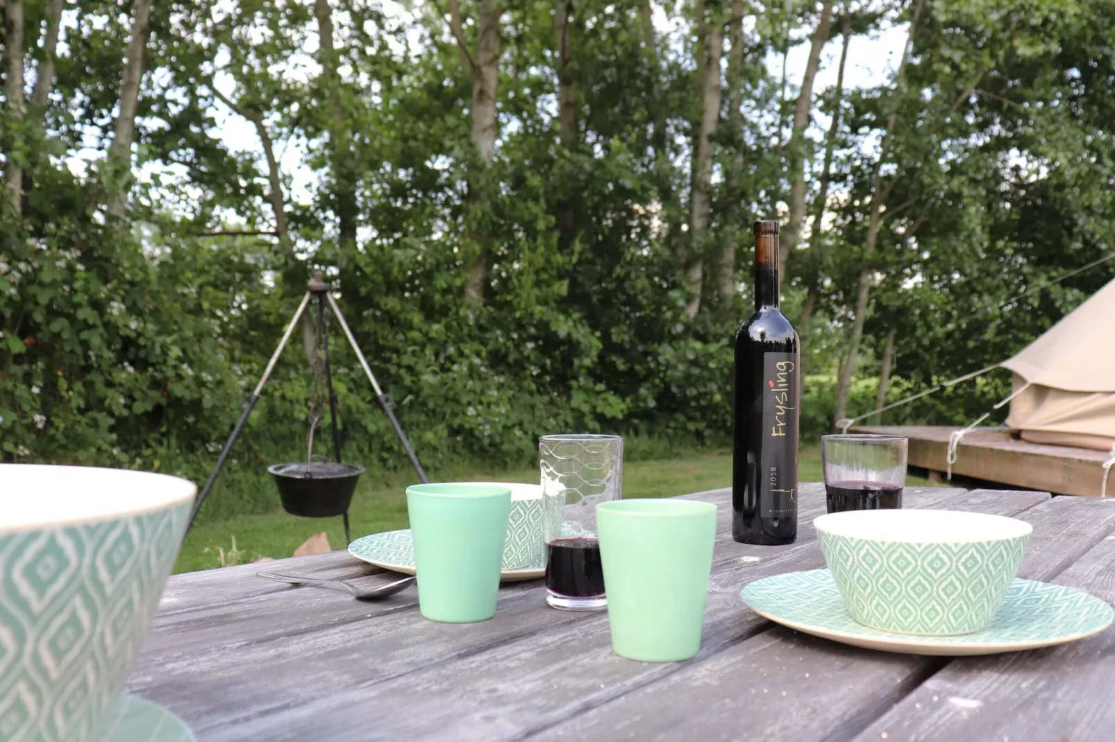 Glamour tent 'Kreas'"-Terrace balcony