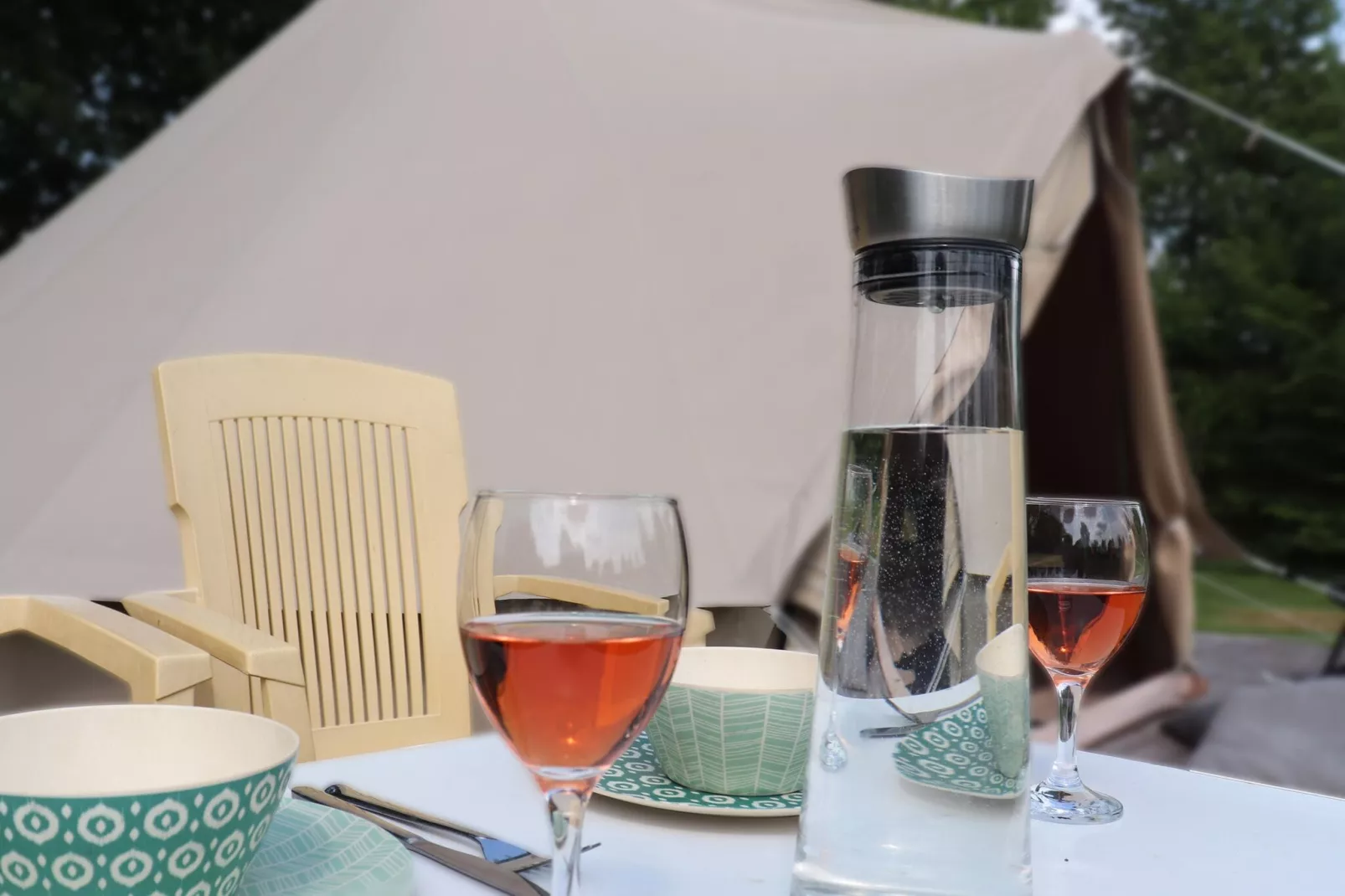 Glamour tent 'Kreas'"-Atmosphere