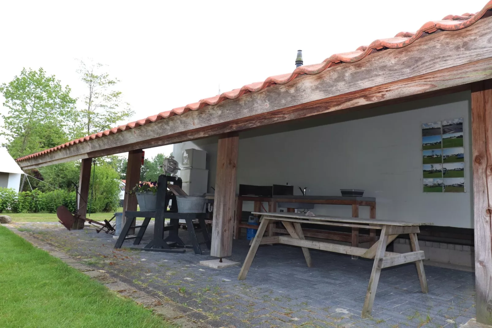 Glamour tent 'Kreas'"-Kitchen