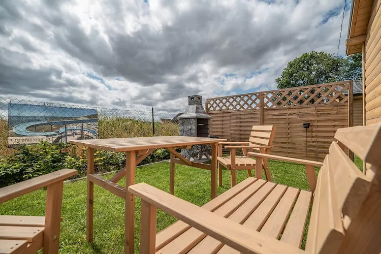 Osada Trzy Siostry domek nr 4 dla 5 osób Dąbrowa Dąbrowa - Terrasse / balcon