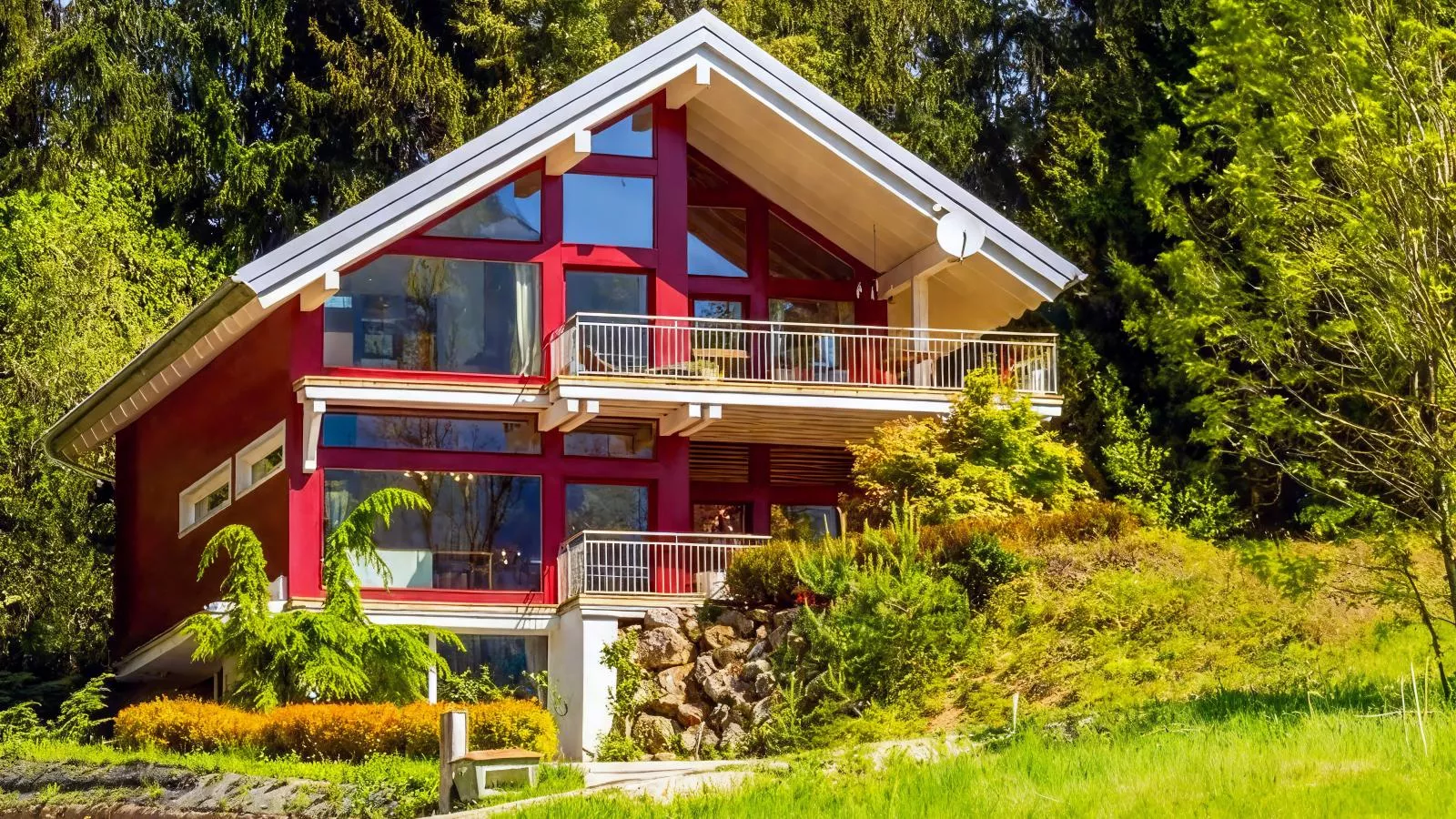 Karawankenblick - Außenbereich Sommer