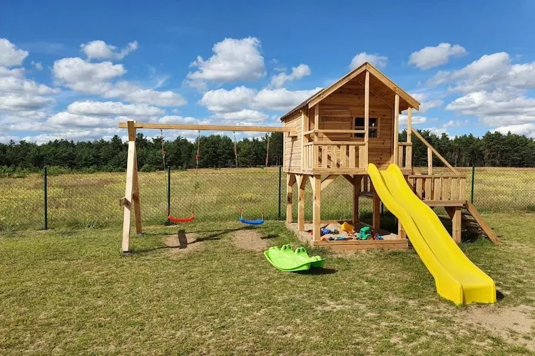 Dom wakacyjny bliźniak Wdzydze 1 - Jardins en été