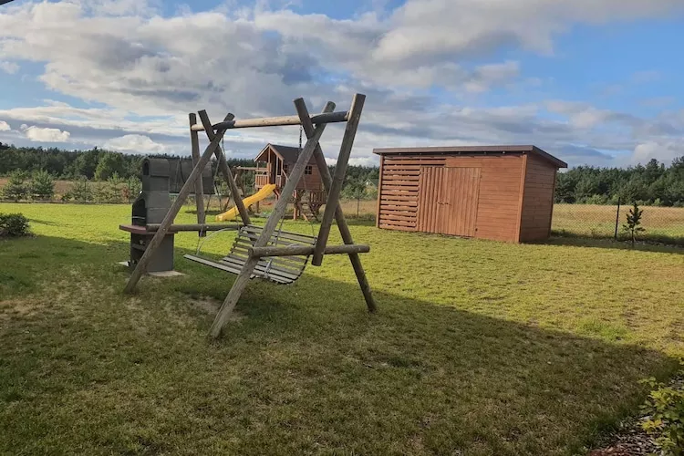 Dom wakacyjny bliźniak Wdzydze 2 - Jardins en été