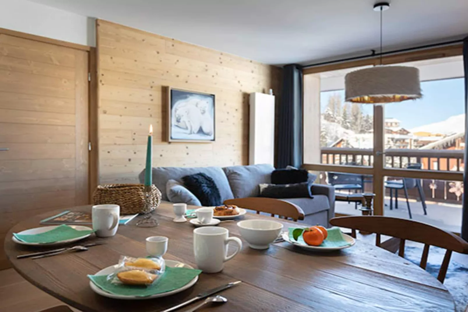 LES DEUX ALPES Neige et Soleil -A26B - Living room