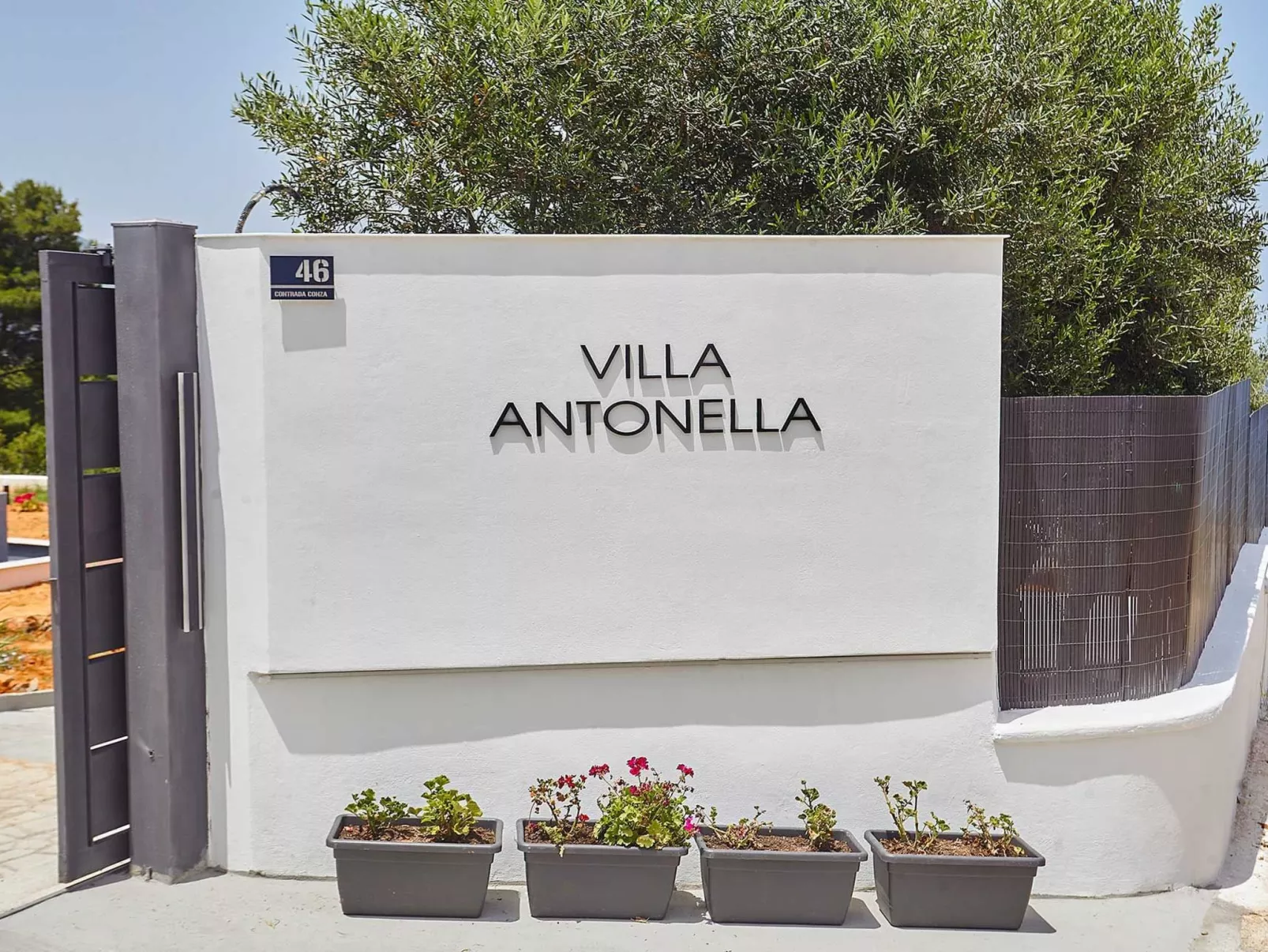 Charming Villa Antonella with pool and sea view - Dehors
