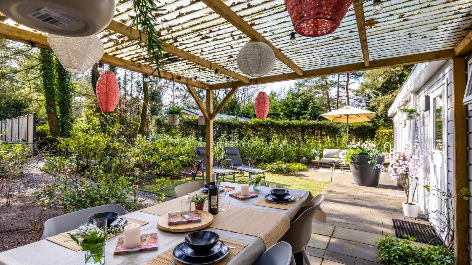 Boschalet Stijn - Terrasse/Balkon