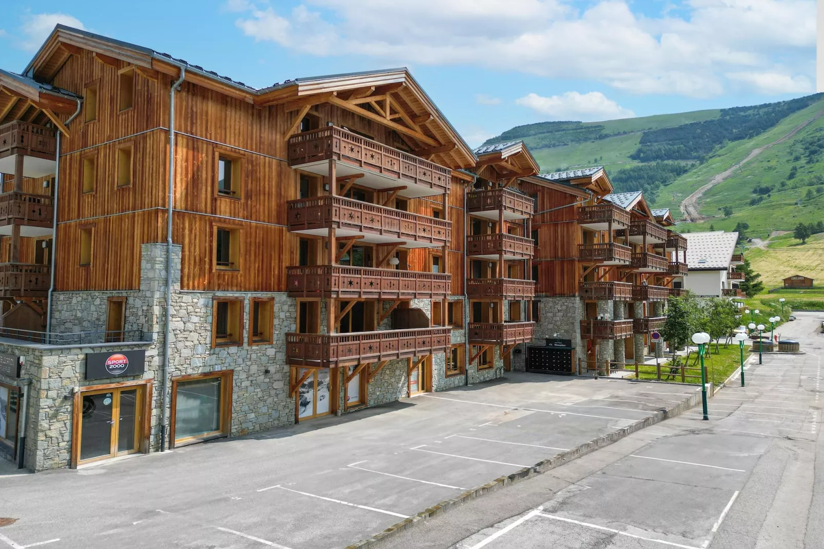 LES DEUX ALPES Neige et Soleil -A48P - Außenbereich Sommer