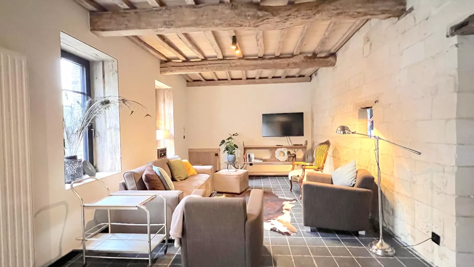 Maison Cuberdon-Wohnzimmer