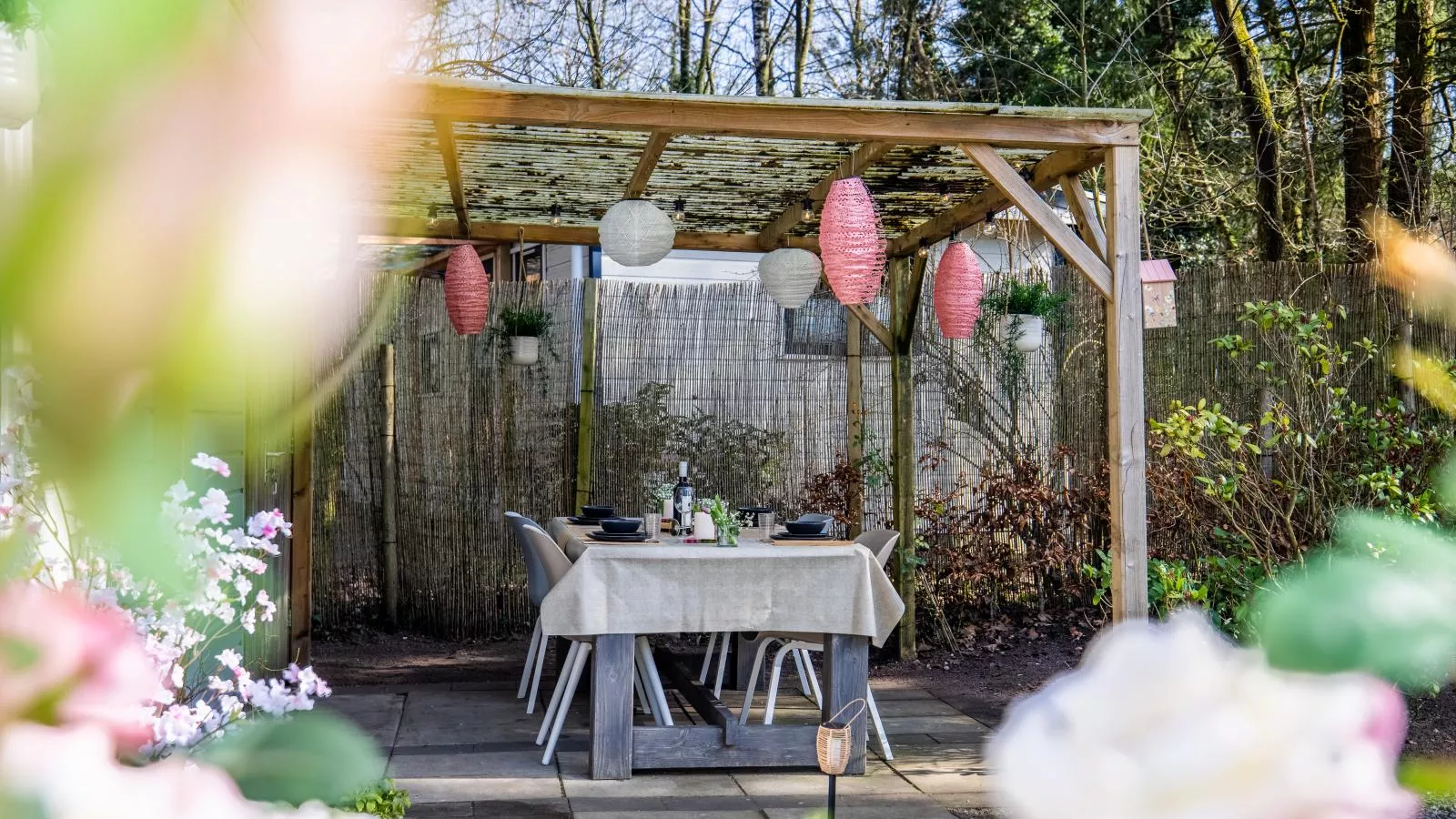 Boschalet Stijn - Terrasse/Balkon