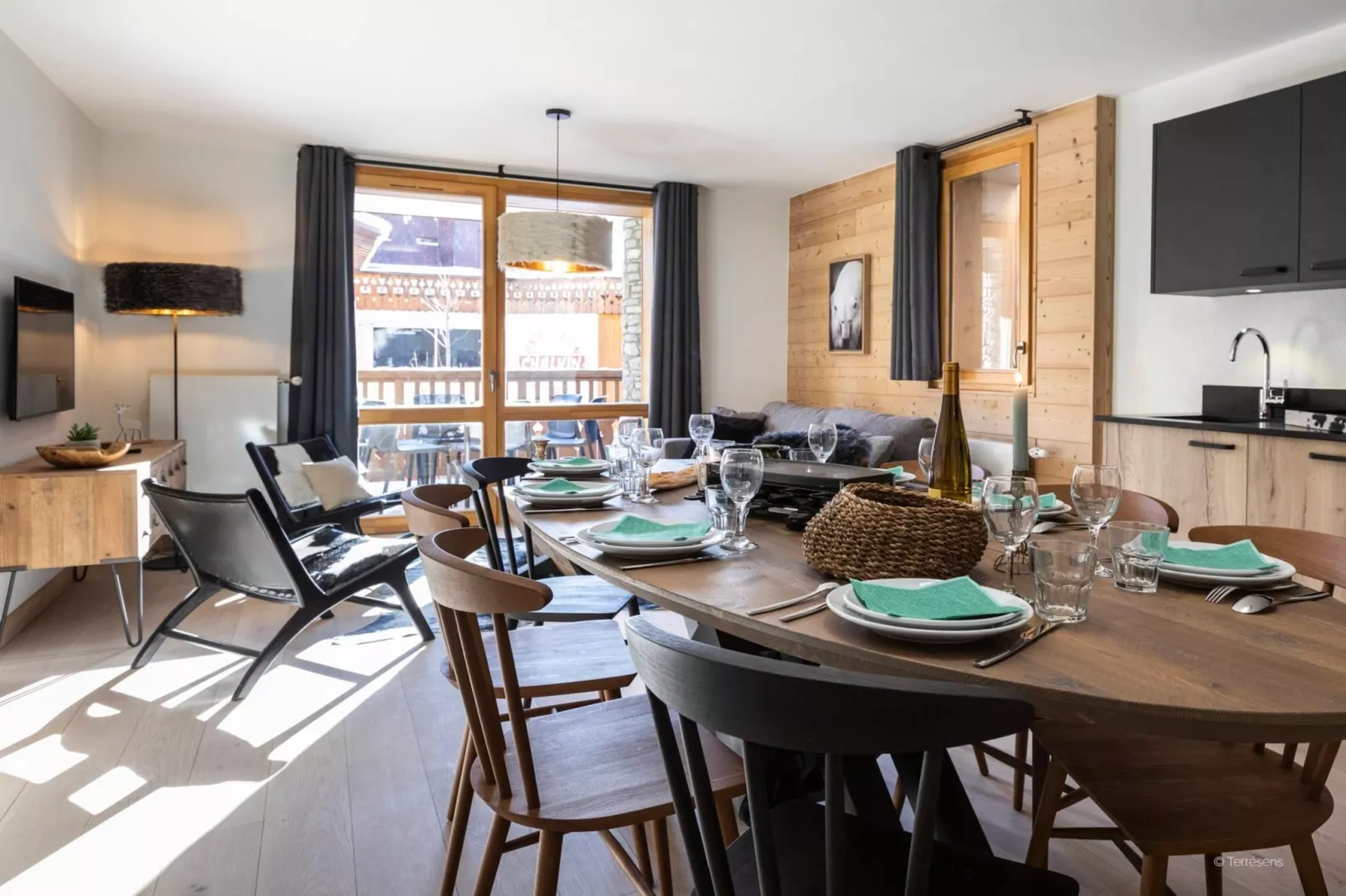 LES DEUX ALPES Neige et Soleil -A48P - Esszimmer