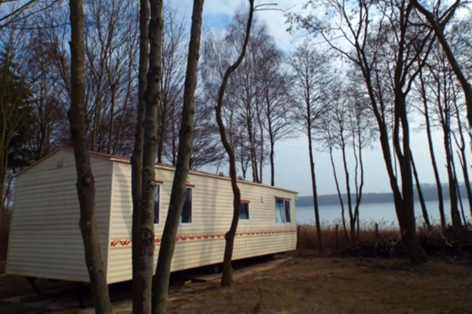 Mobilheim mit 2 Schlafzimmern bis 4 Personen - Extérieur hiver