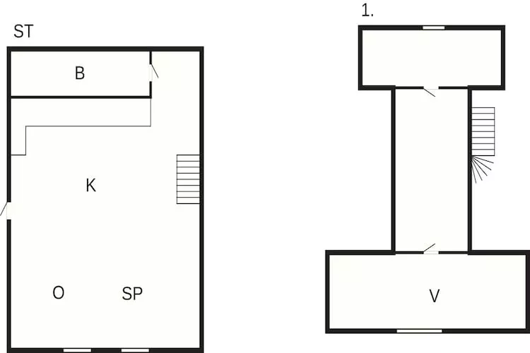 Maison de vacances pour 4 a SLITE - Plan