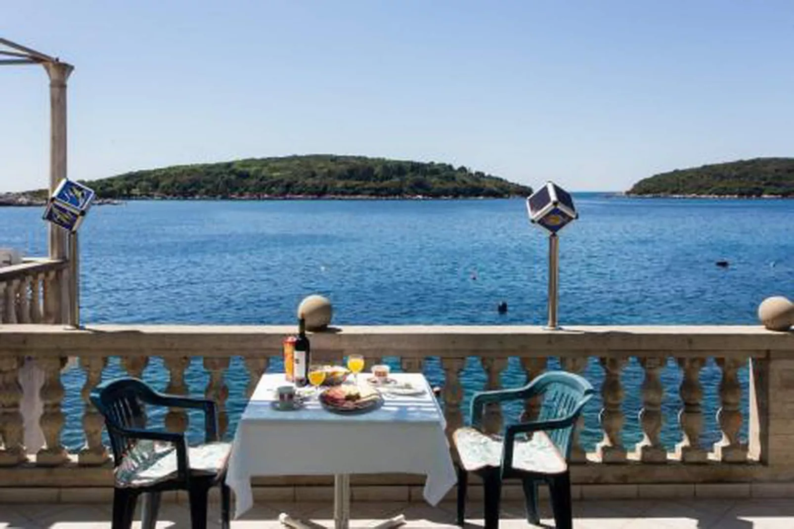 Apartments Ane - Two Bedroom Apartment with Terrace and Sea View - Terrasse