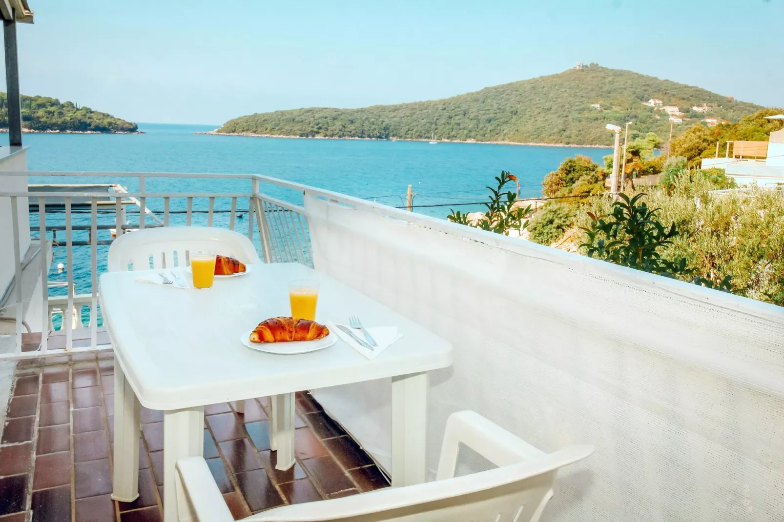 Apartments Ane - Two Bedroom Apartment with Terrace and Sea View - Terrasse