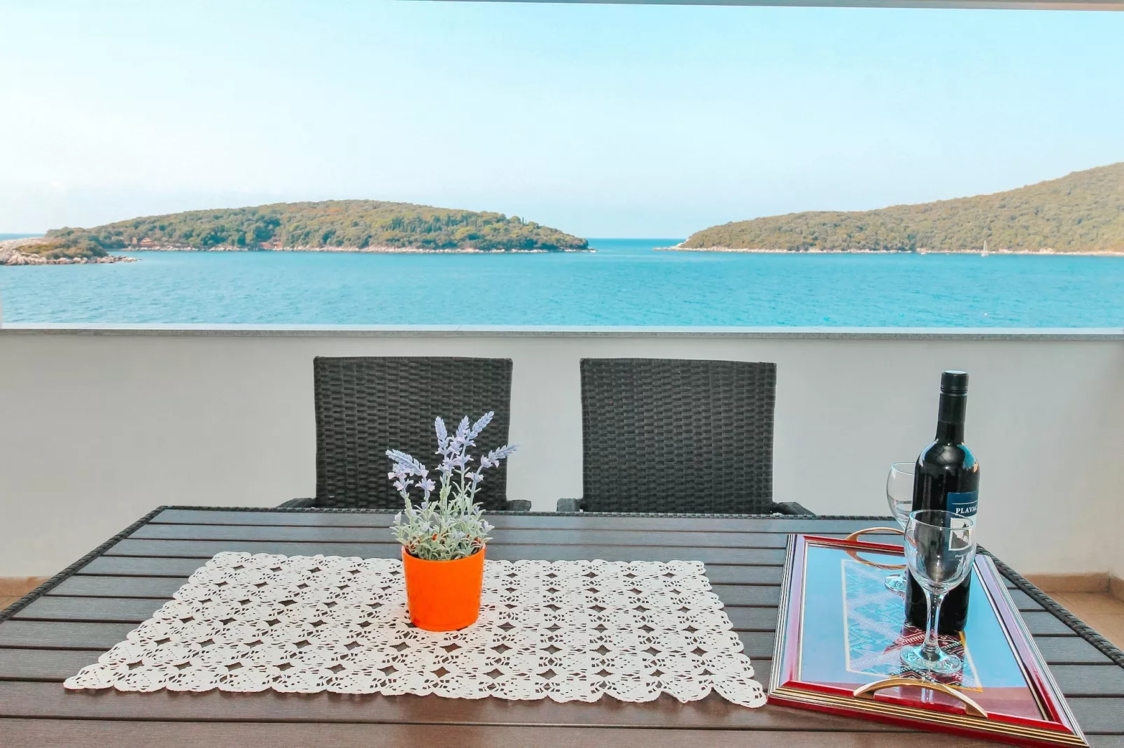 Apartments Ane - Two Bedroom Apartment with Terrace and Sea View - Terrasse