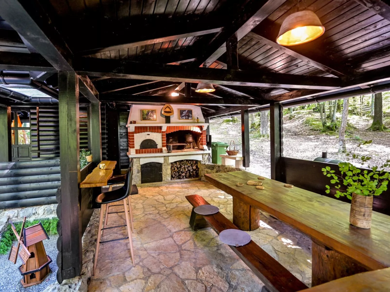 House Cabin Winterfell - Dehors