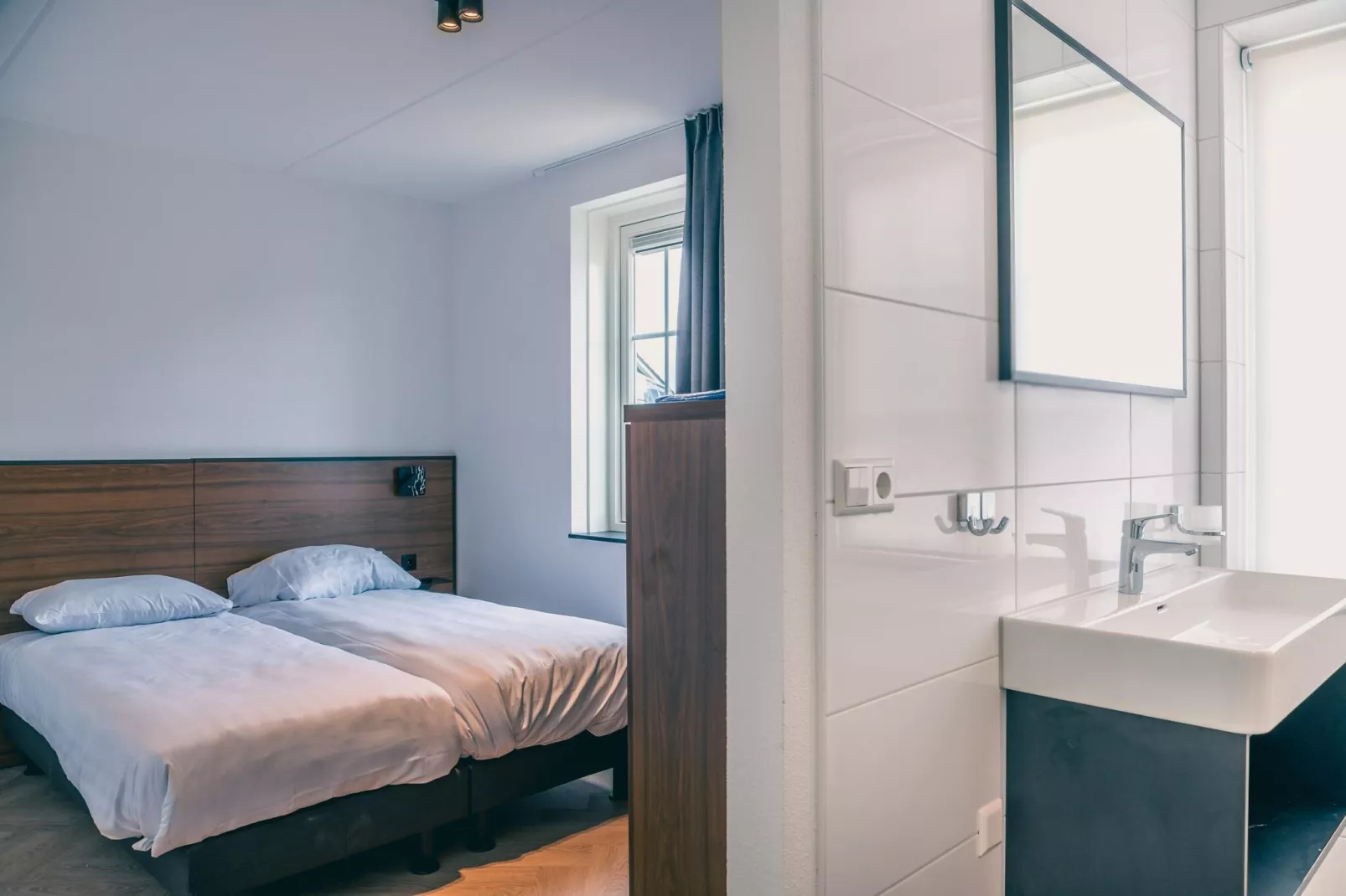 Watervilla Sauna 6 - Schlafzimmer
