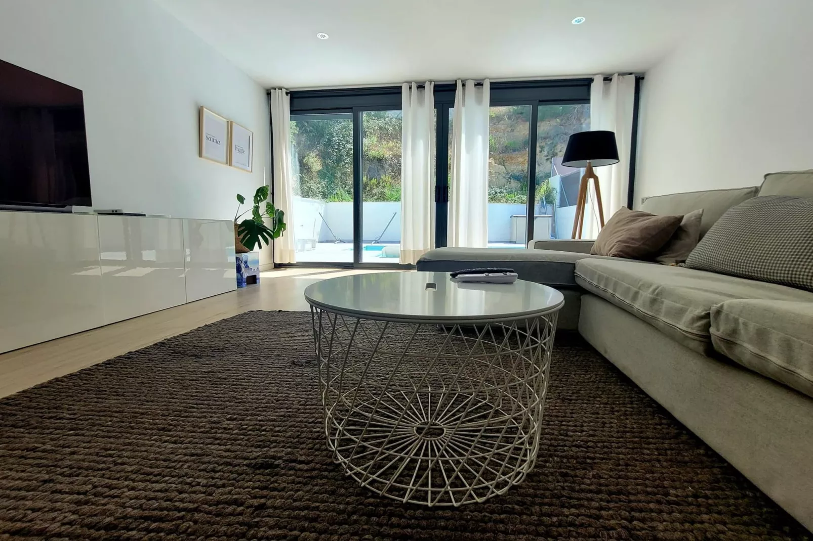 Villa con hermosa piscina cerca de Sitges - Wohnzimmer