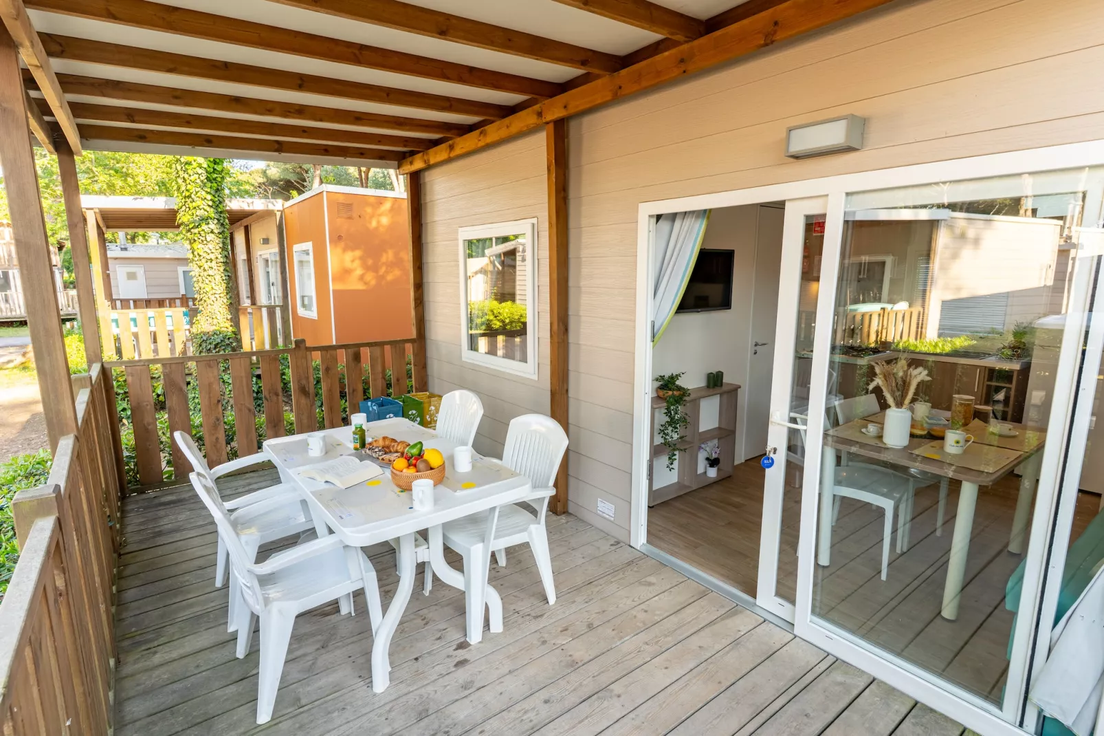 Club del Sole Adriano Family Collection - LODGE SUPERIOR MAXI - Terrasse/Balkon