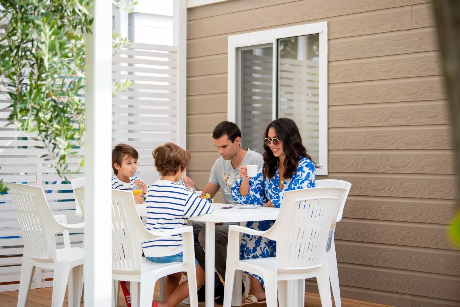 Camping Oliva / PREMIUM mobile home 4 persons PRE4 - Terrasse/Balkon