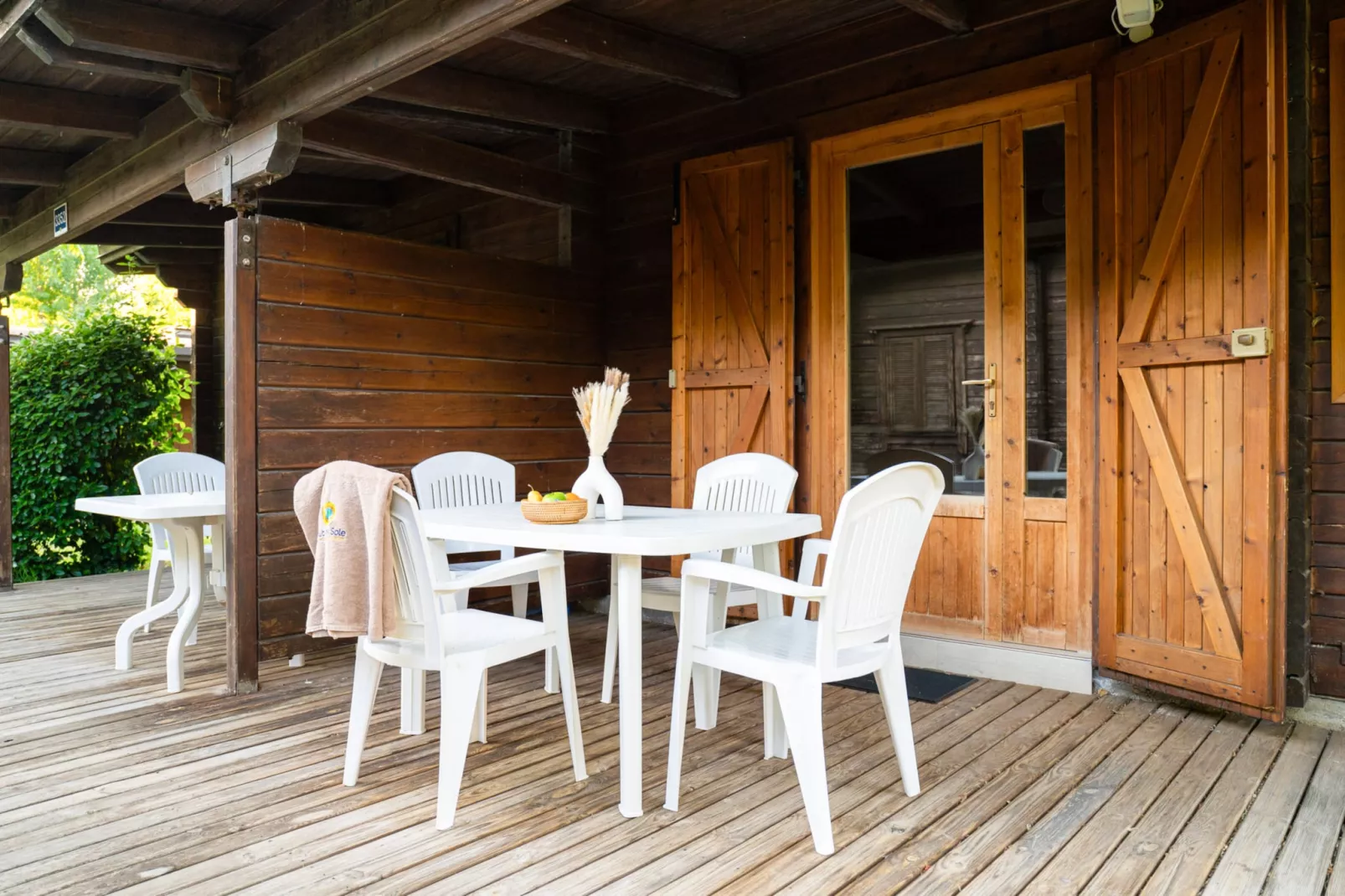 Club del Sole Adriano Family Collection - CHALET COMFORT MAXI - Terrasse/Balkon