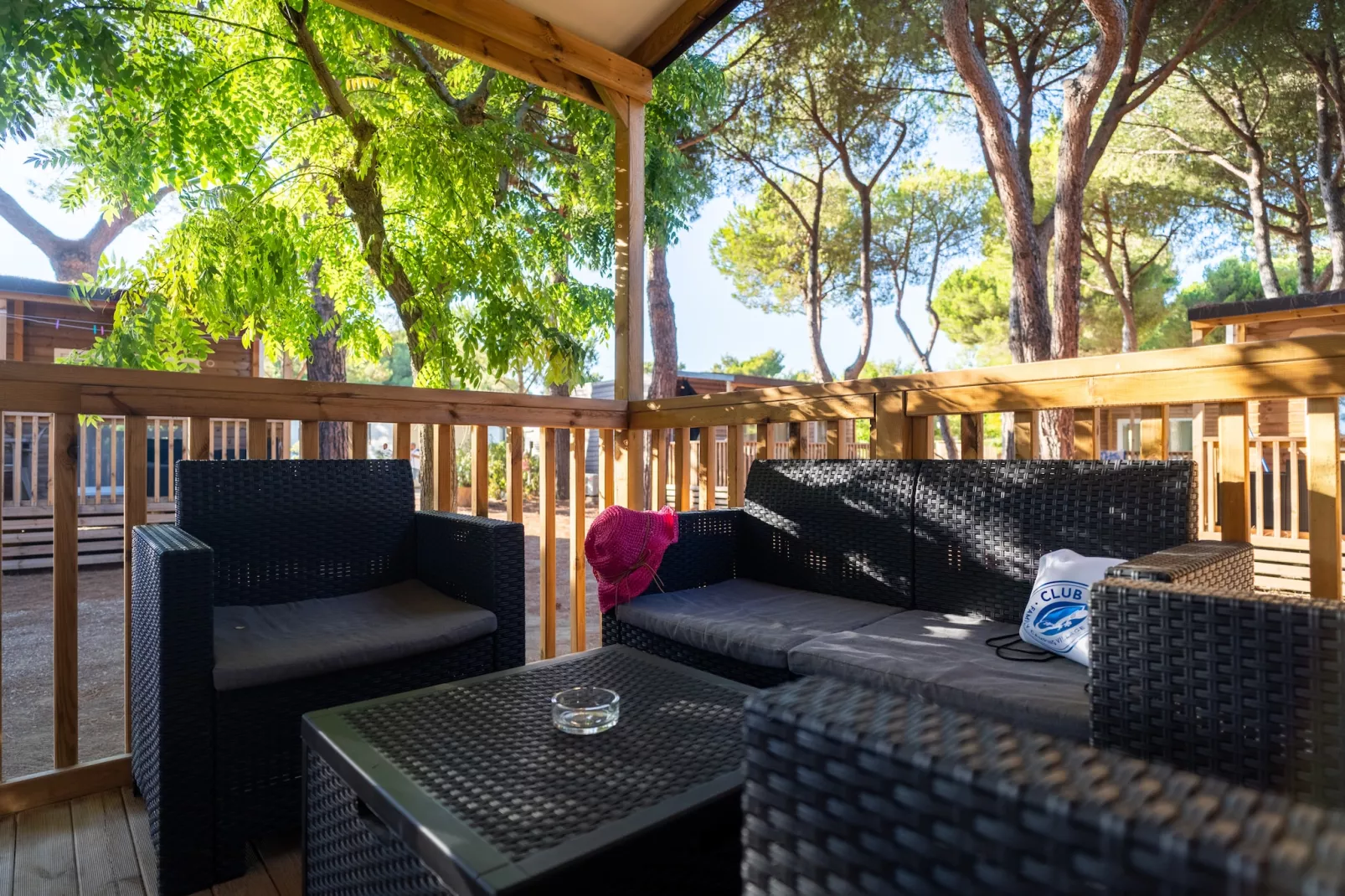 Club del Sole Orbetello Family Collection / LODGE DELUXE max cap 4 pax - Terrasse / balcon