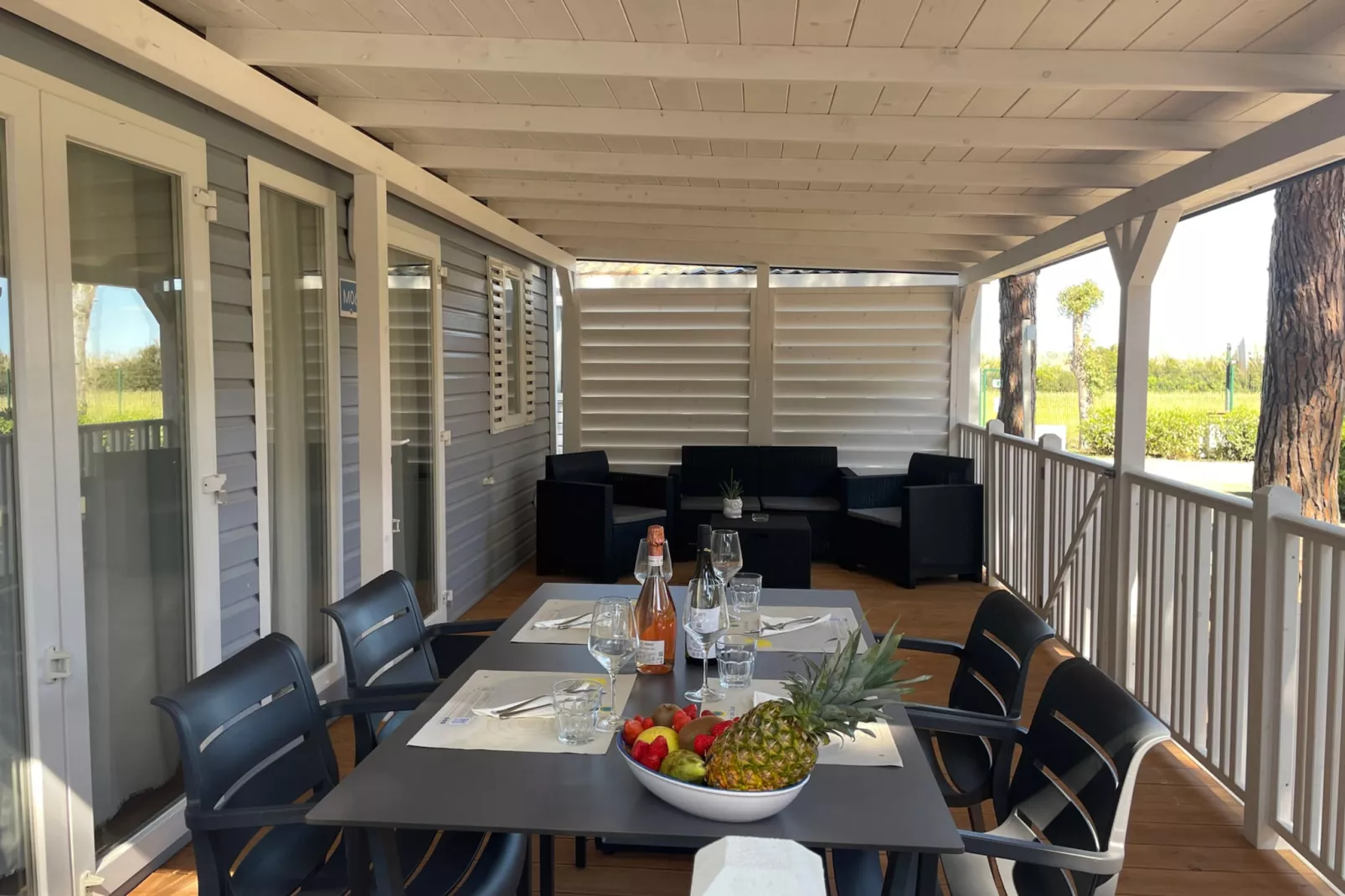 Club del Sole Orbetello Family Collection / LODGE COMFORT DOG max cap5 pax - Terrasse/Balkon