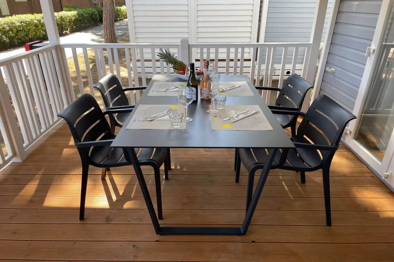 Club del Sole Orbetello Family Collection / LODGE COMFORT DOG max cap5 pax - Terrasse/Balkon