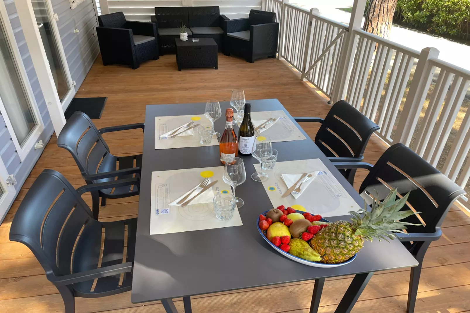 Club del Sole Orbetello Family Collection / LODGE COMFORT DOG max cap5 pax - Terrasse/Balkon