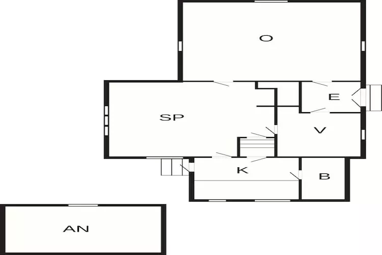 7 person holiday home in LÖTTORP - Floor plan